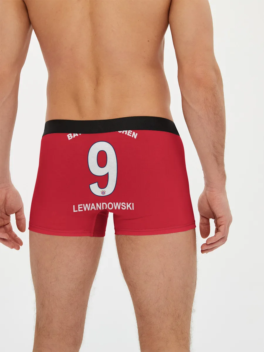 Мужские трусы боксеры / Lewandowski home 18-19