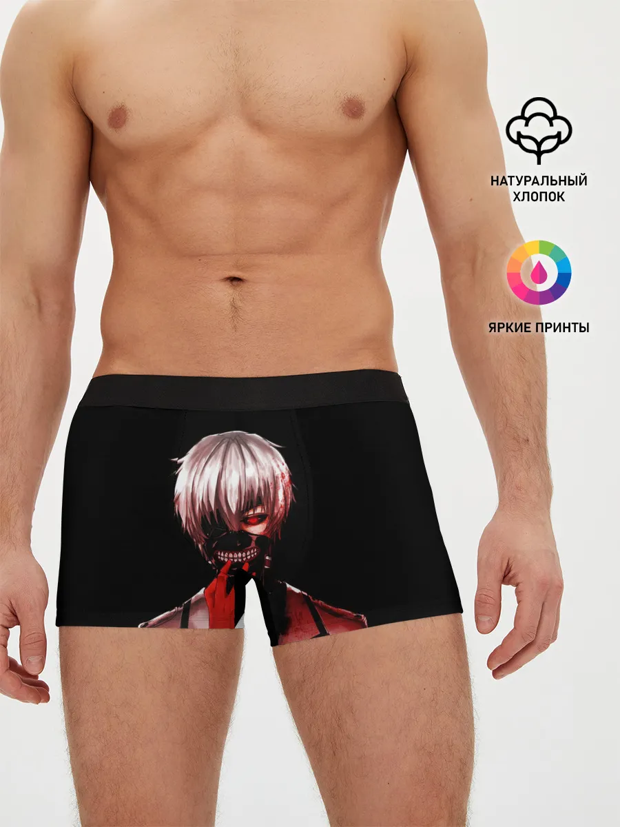 Мужские трусы боксеры / Ken Kaneki в крови