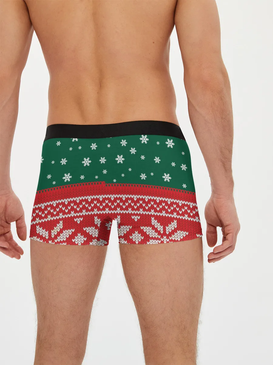 Мужские трусы боксеры / Новогодний Дмитрий