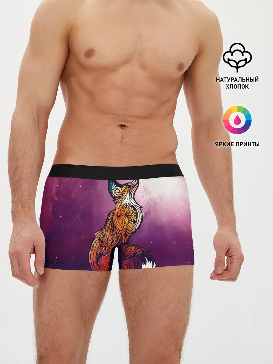 Мужские трусы боксеры / Космическая Лиса