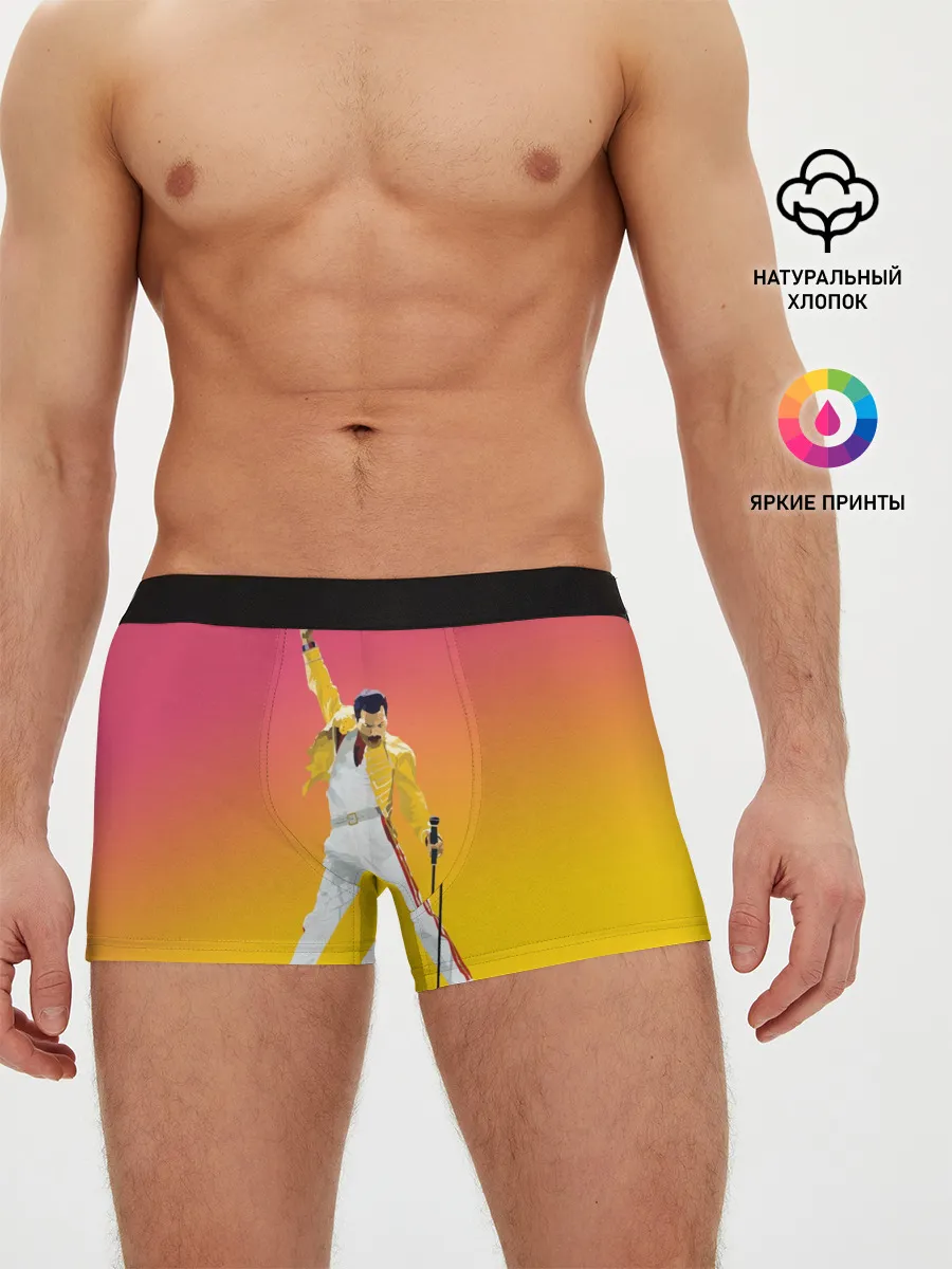 Мужские трусы боксеры / Queen: Фредди Меркьюри