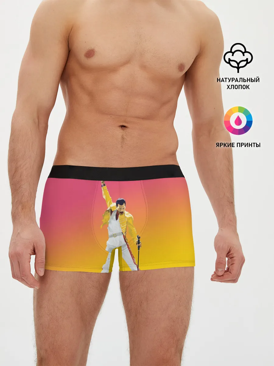 Мужские трусы боксеры / Queen: Фредди Меркьюри