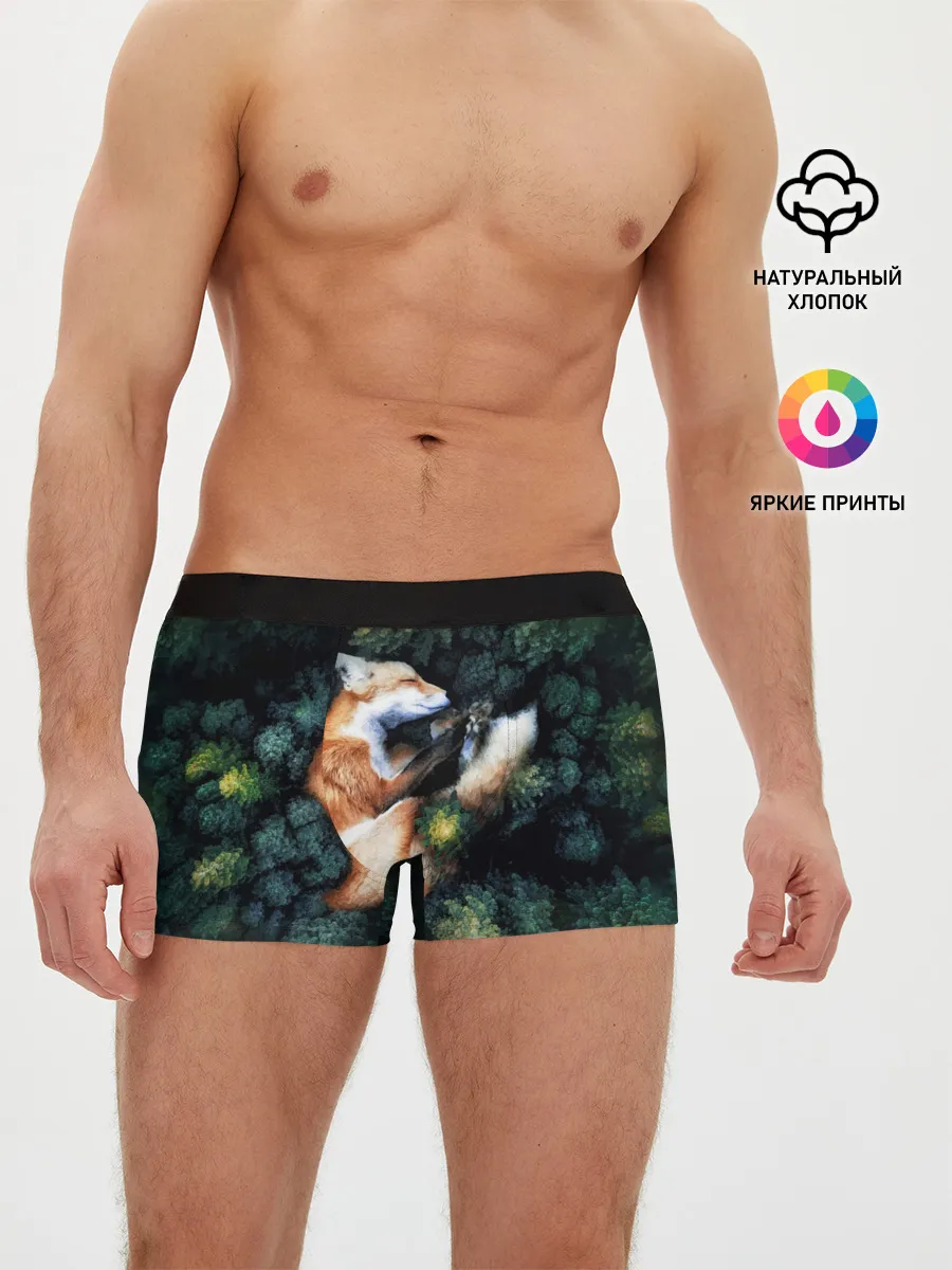Мужские трусы боксеры / Лисичка в Лесу