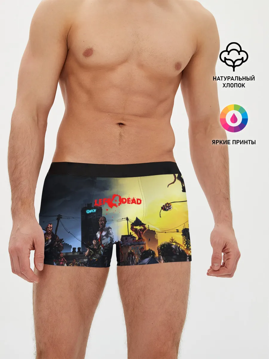 Мужские трусы боксеры / LEFT 4 DEAD