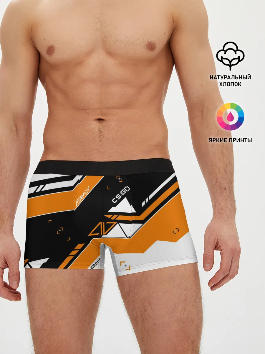 Мужские трусы боксеры / CS:GO - Asiimov Inverted