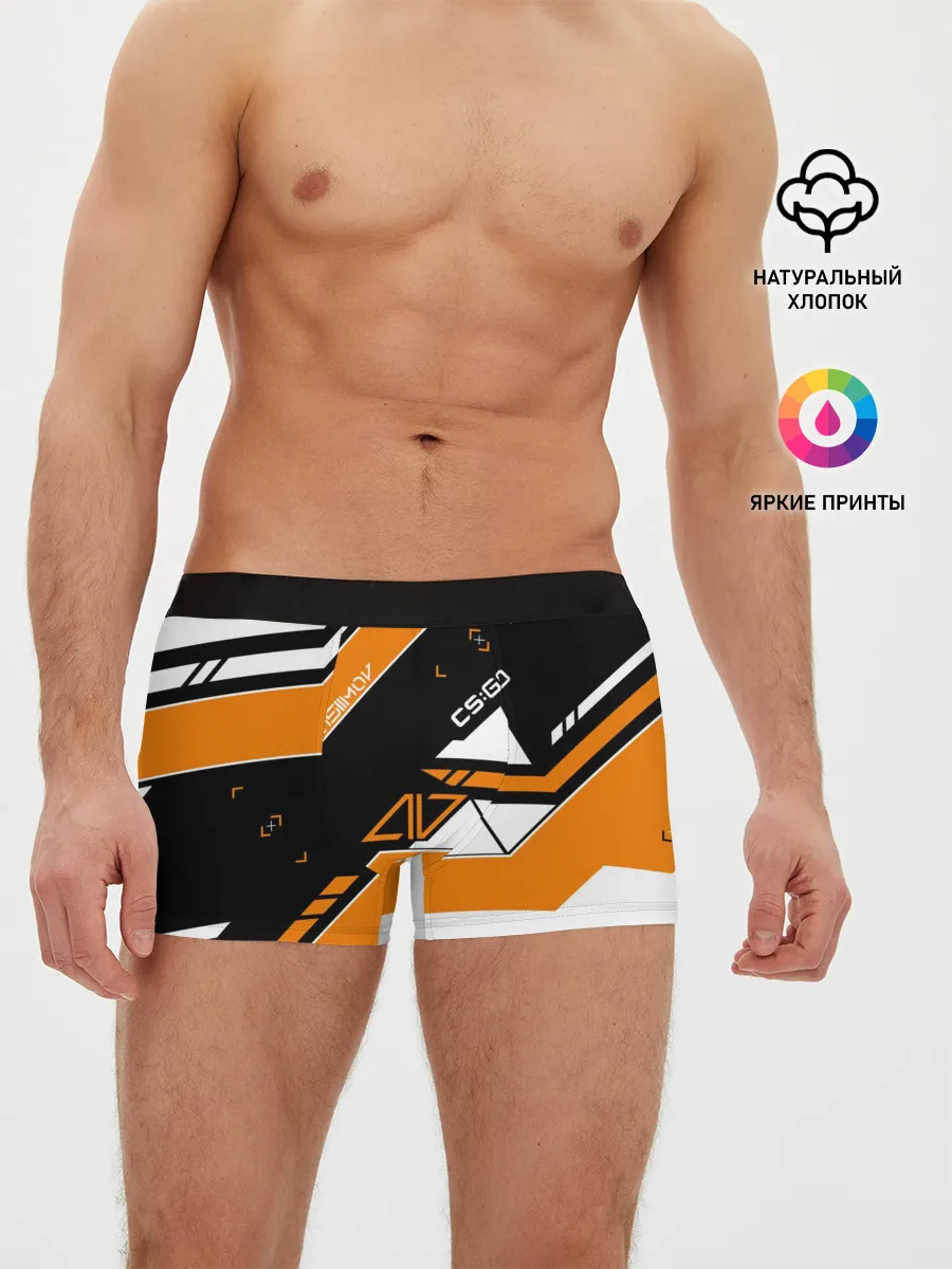 Мужские трусы боксеры / CS:GO - Asiimov Inverted