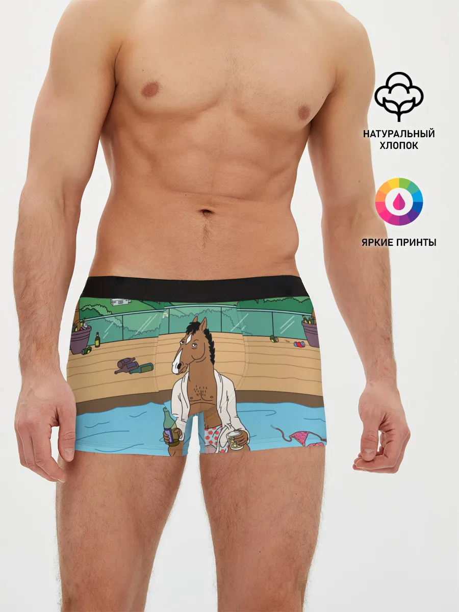 Мужские трусы боксеры / Конь БоДжек