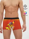 Мужские трусы боксеры / Пика - пика оранжевый