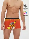 Мужские трусы боксеры / Пика - пика оранжевый