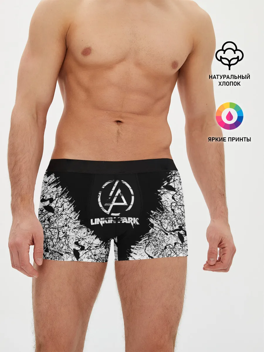 Мужские трусы боксеры / Linkin Park #1