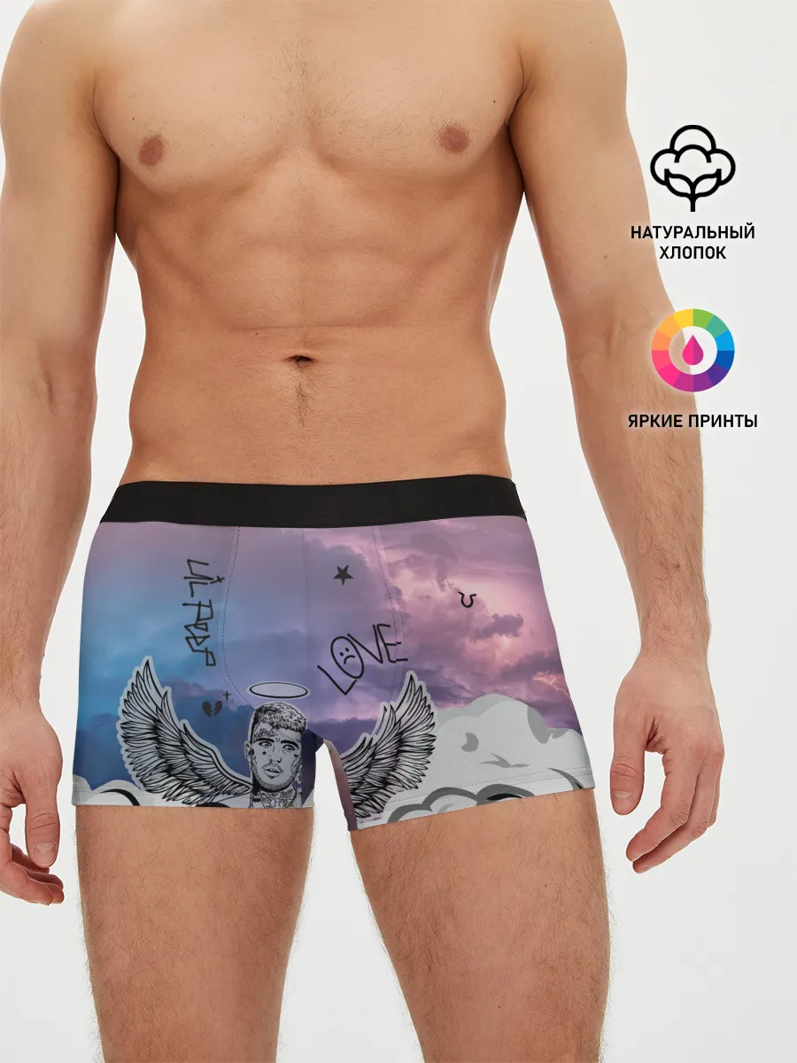 Мужские трусы боксеры / Lil Peep