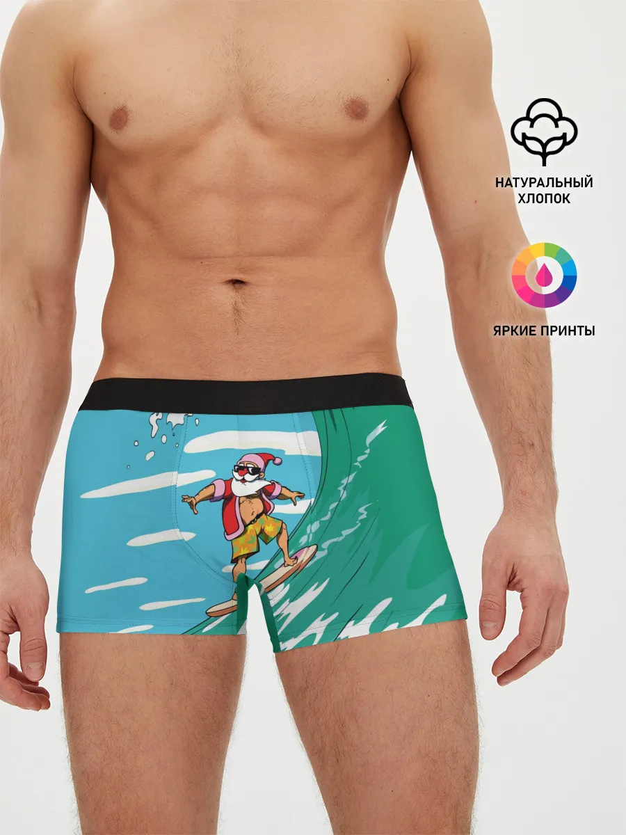 Мужские трусы боксеры / Cool Santa