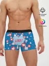 Мужские трусы боксеры / Лайки и сердечки