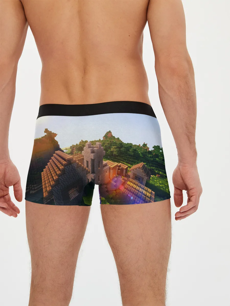 Мужские трусы боксеры / Minecraft
