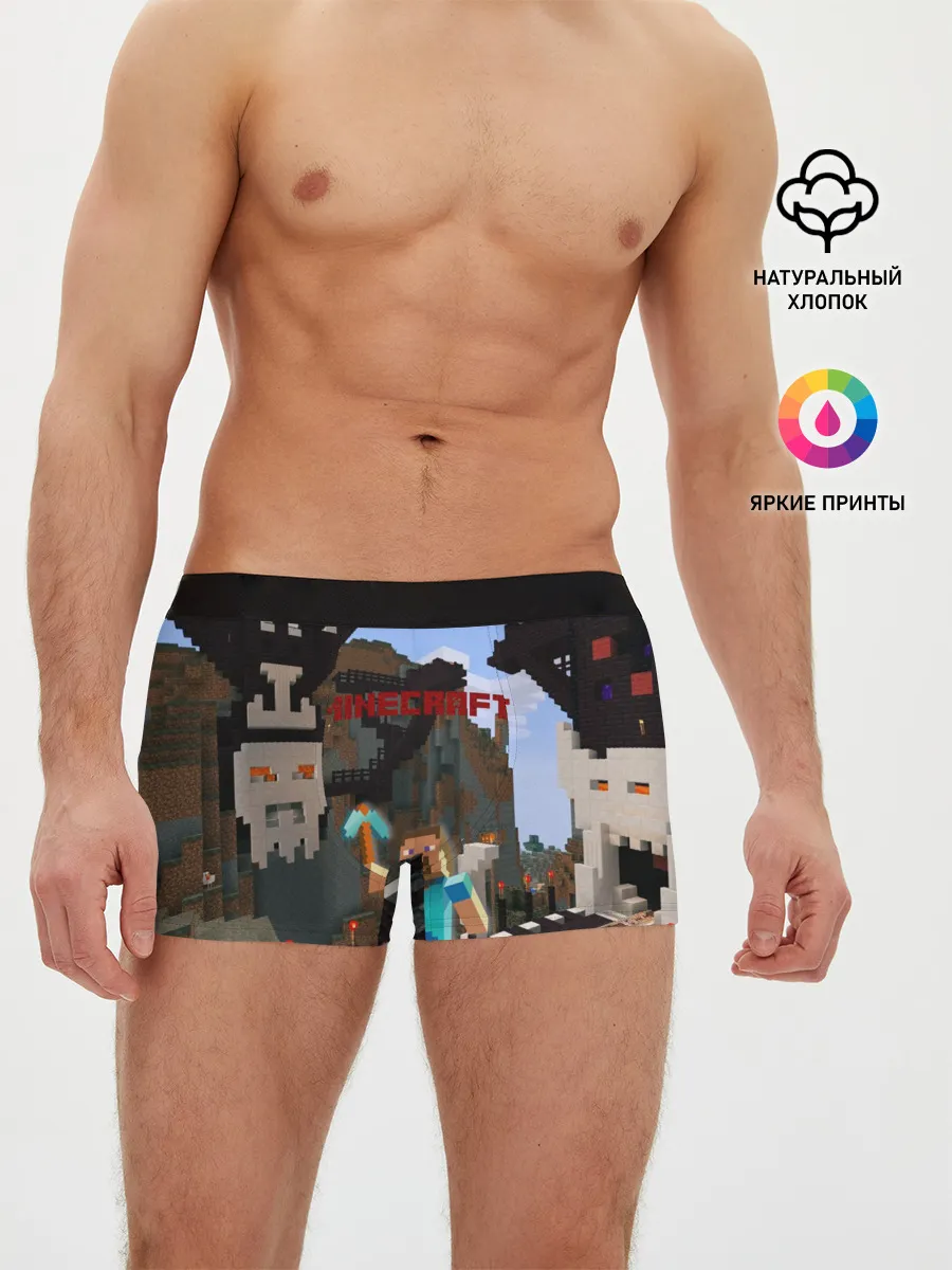 Мужские трусы боксеры / Minecraft
