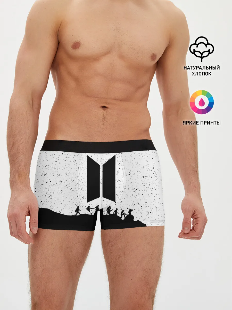 Мужские трусы боксеры / BTS STARS | БТС ЗВЁЗДЫ