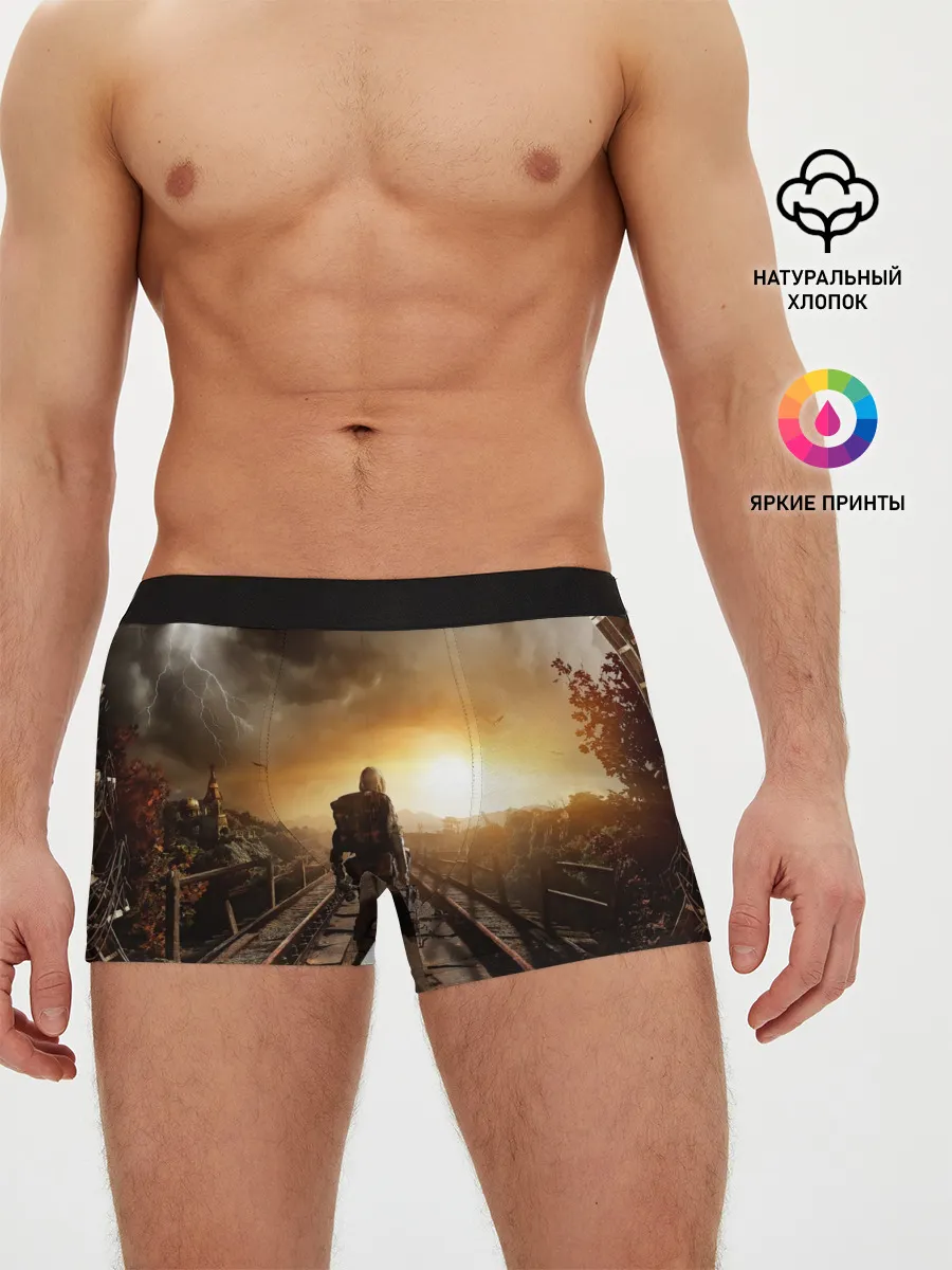 Мужские трусы боксеры / Metro 2033 постапокалипсис