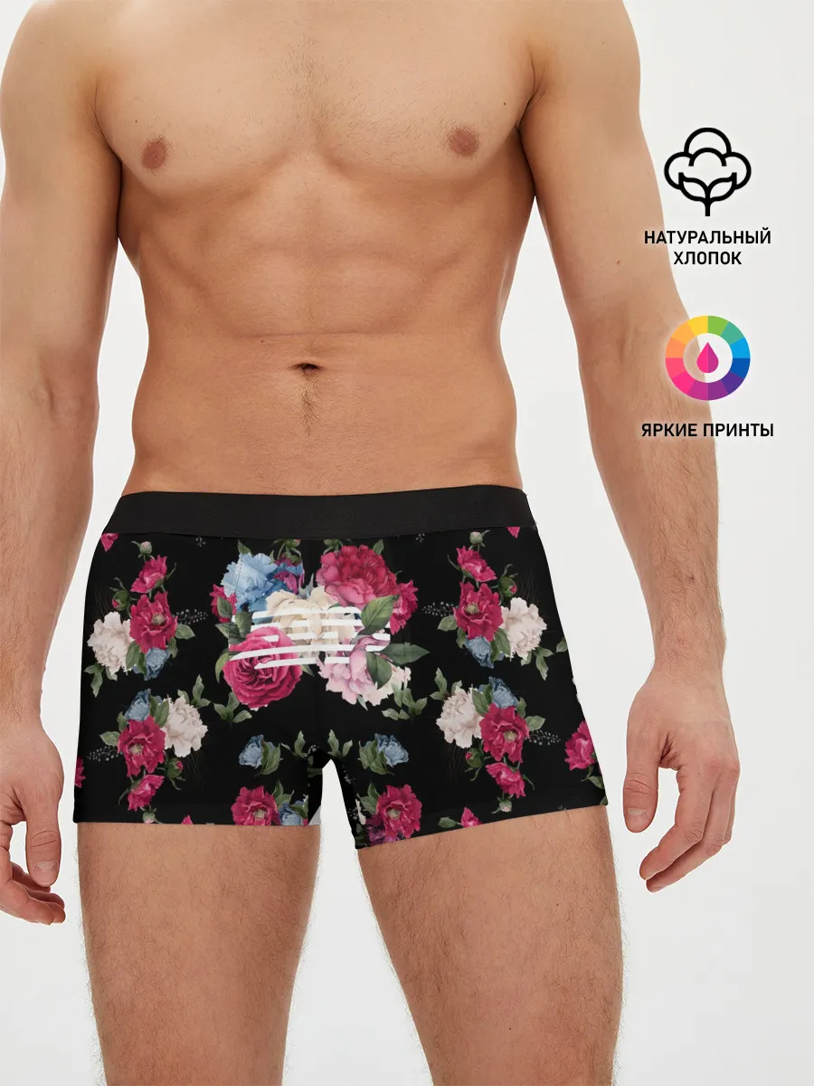Мужские трусы боксеры / Flower Road