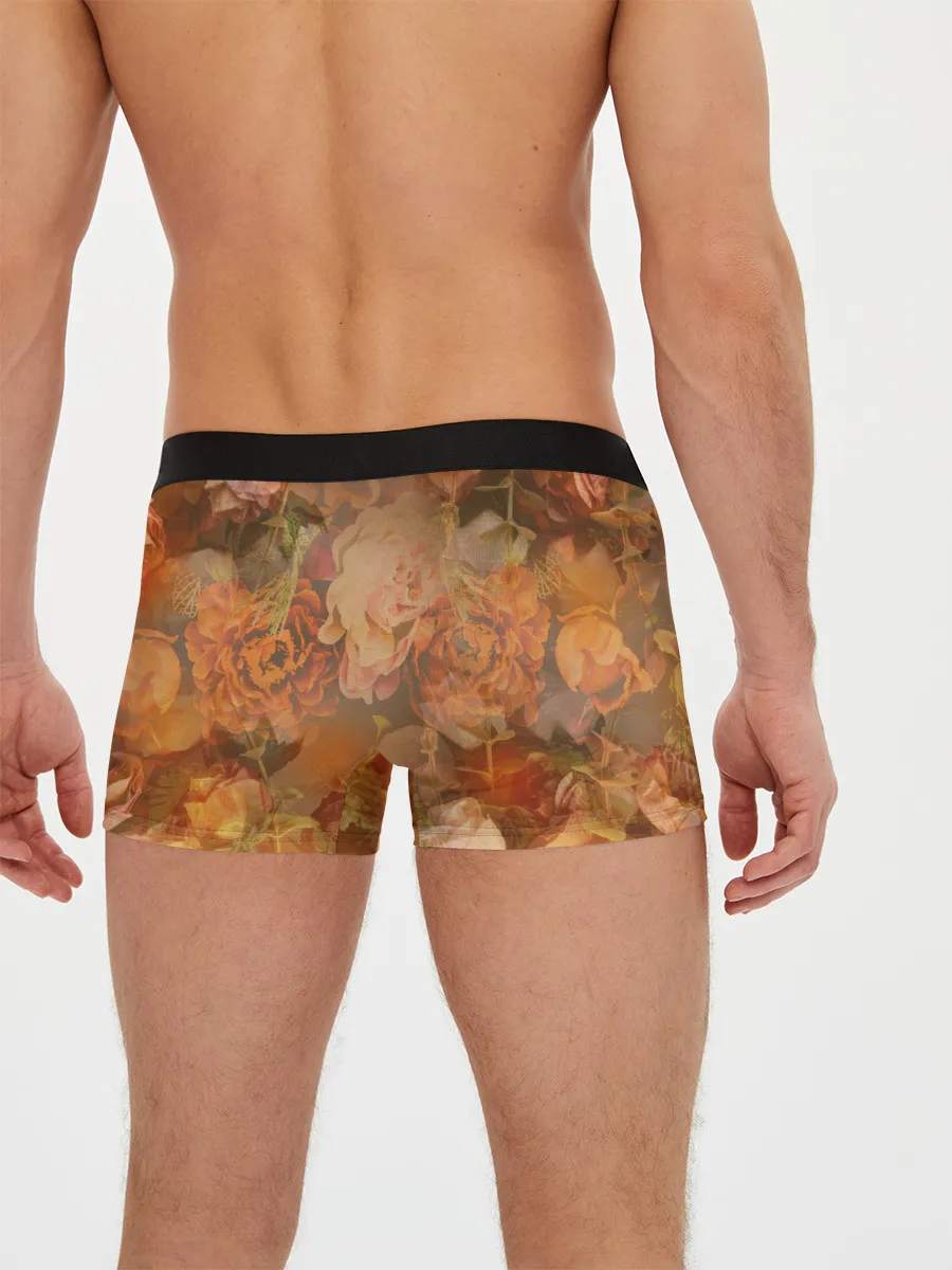 Мужские трусы боксеры / Lil Peep rose