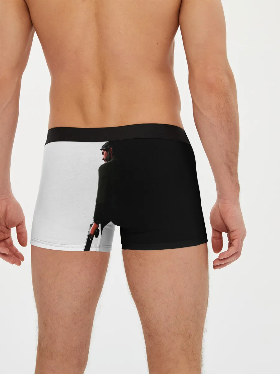 Мужские трусы боксеры / The Reaper Half Black Fortnite