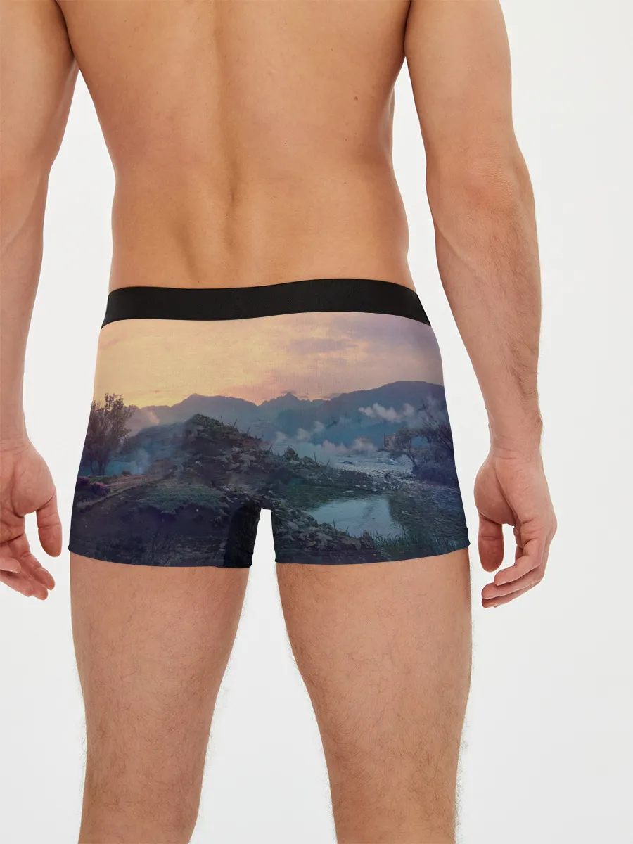 Мужские трусы боксеры / Танки