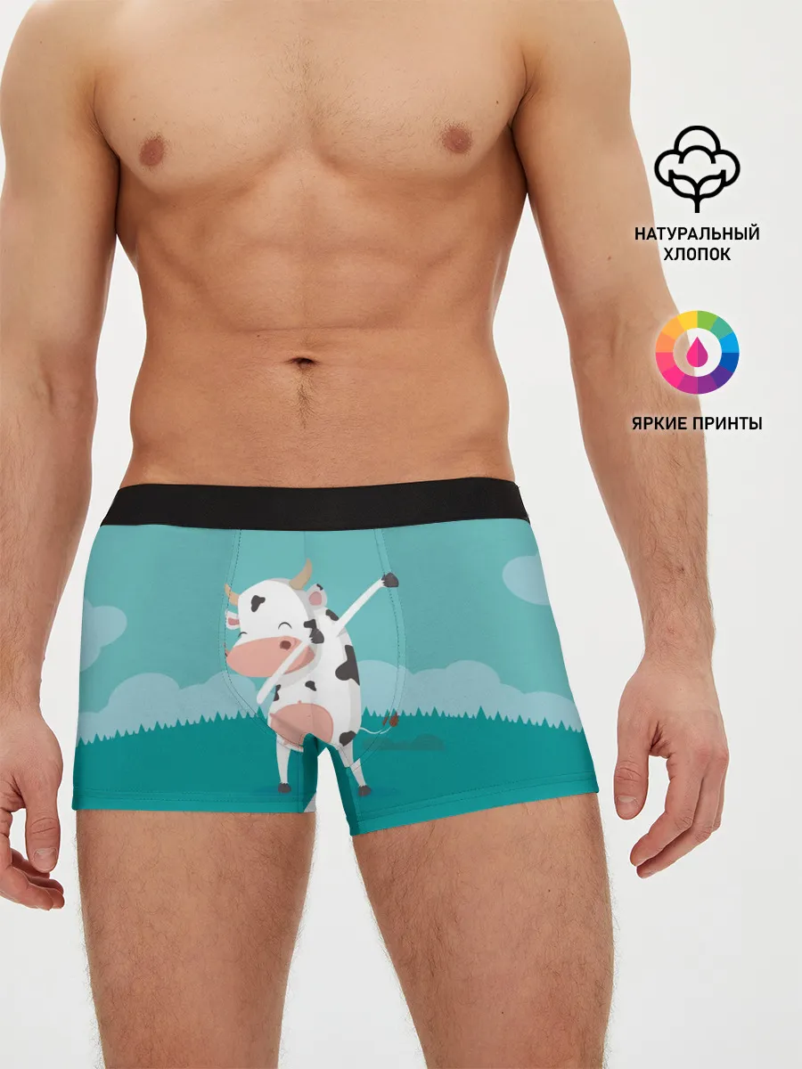 Мужские трусы боксеры / DAB Корова