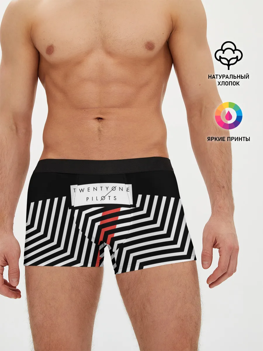 Мужские трусы боксеры / Twenty One Pilots - Blurryface