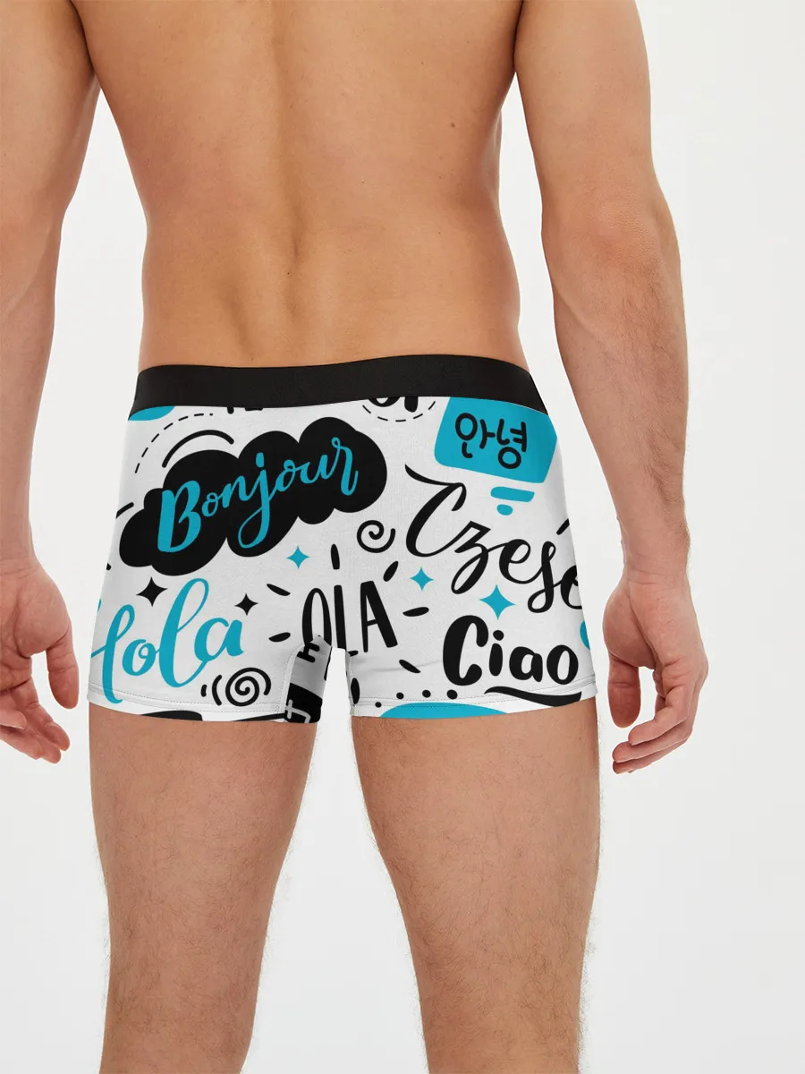 Мужские трусы боксеры / Hello