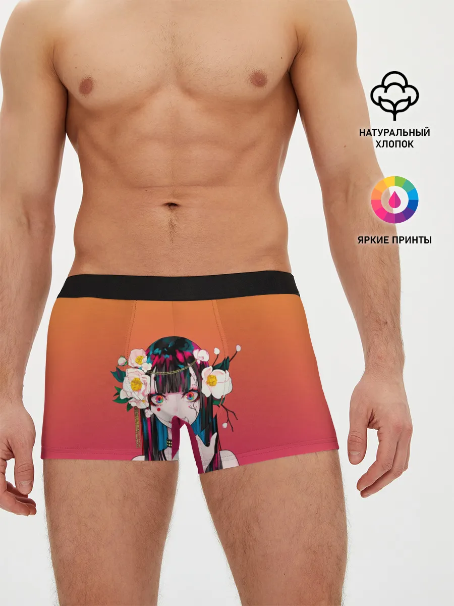 Мужские трусы боксеры / Девушка - сакура