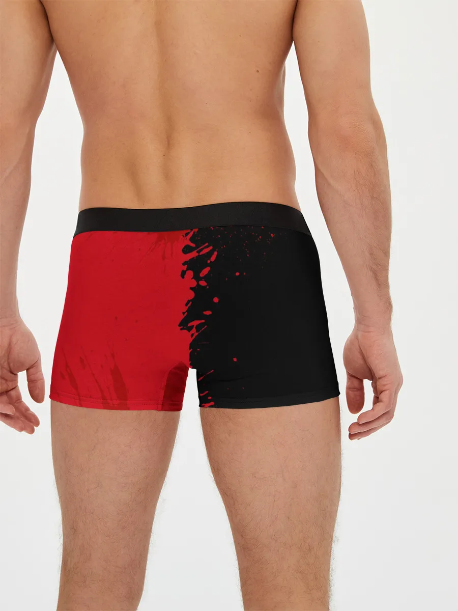 Мужские трусы боксеры / Goblin Slayer red and black