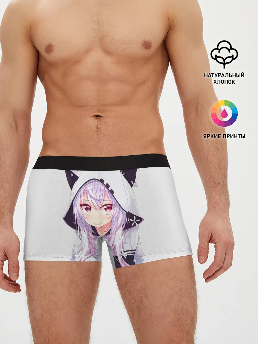 Мужские трусы боксеры / Няшная тян