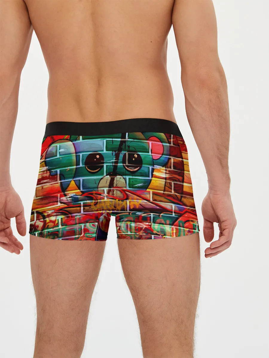 Мужские трусы боксеры / Милый Зверёк Граффити