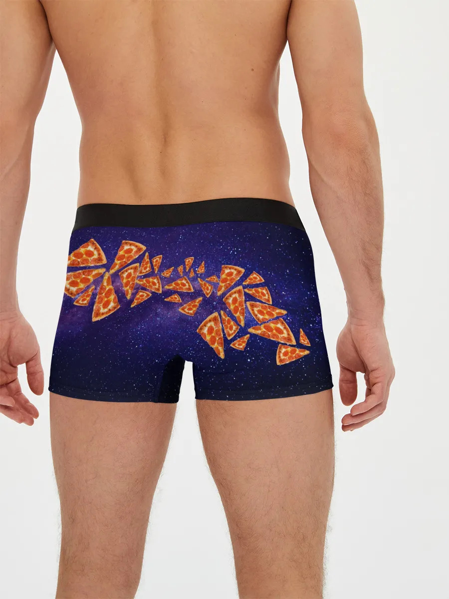 Мужские трусы боксеры / Пицца - Кот