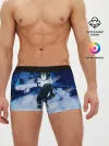 Мужские трусы боксеры / Снежный Ято. БЕЗДОМНЫЙ БОГ