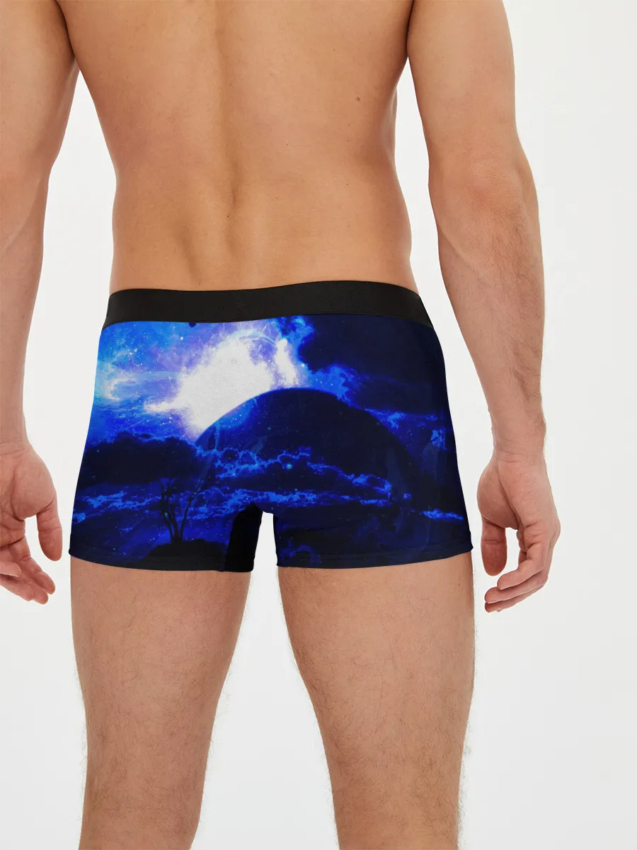 Мужские трусы боксеры / Космический закат