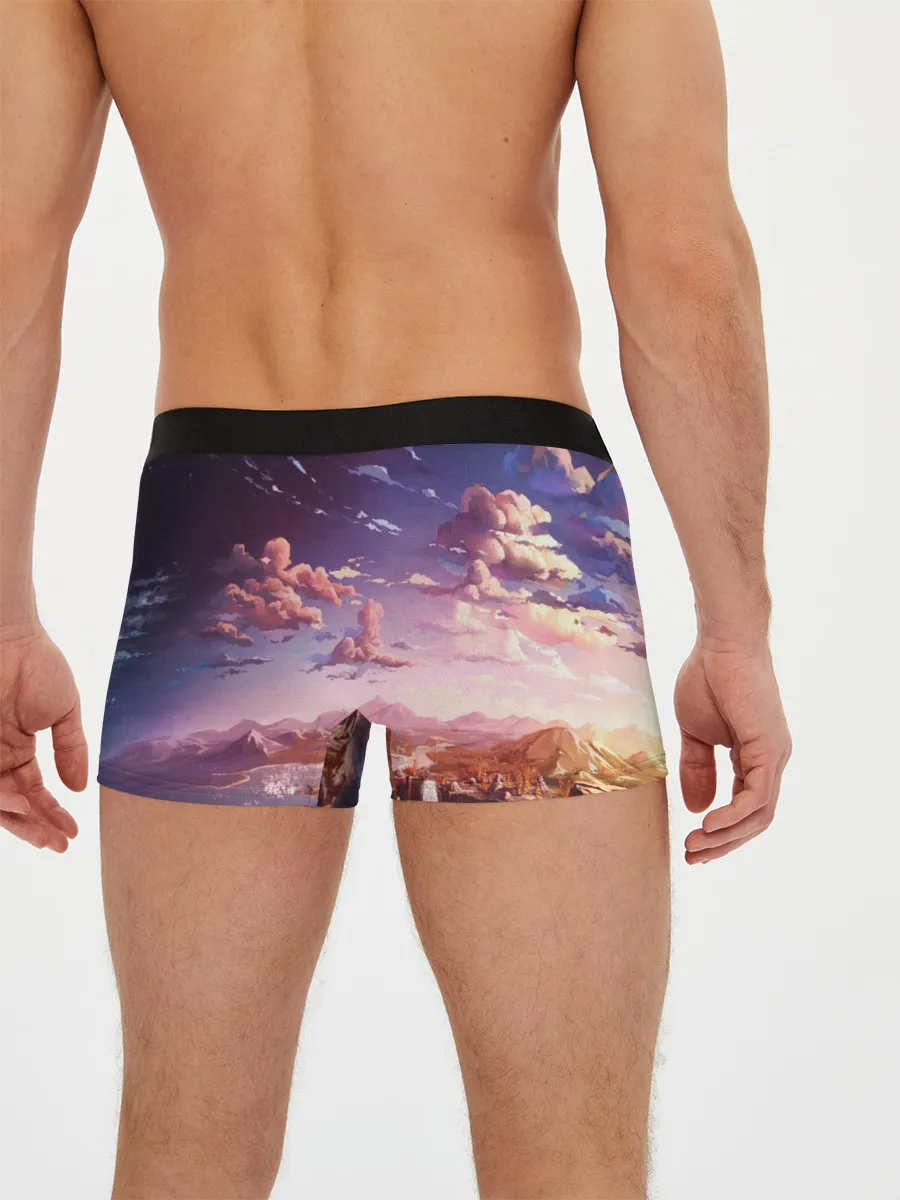 Мужские трусы боксеры / Фантастический закат