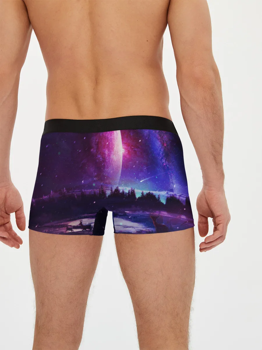 Мужские трусы боксеры / Северный закат