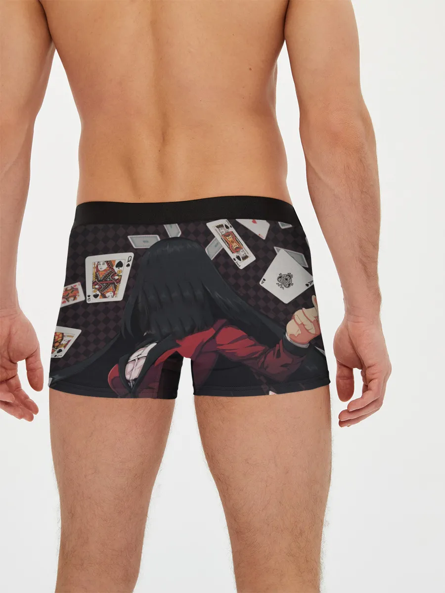 Мужские трусы боксеры / kakegurui yumeko карты