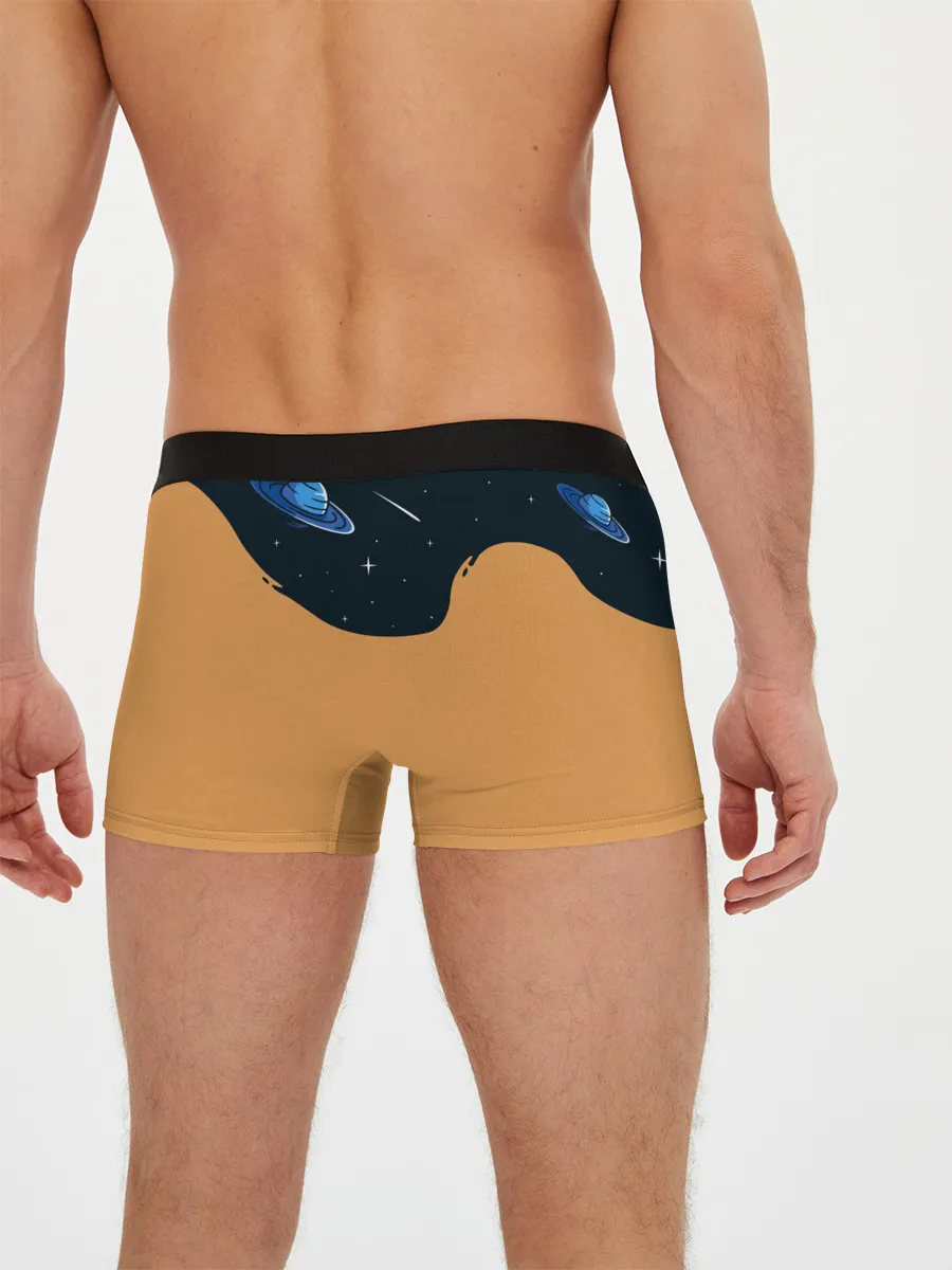 Мужские трусы боксеры / Космонавт и чернила