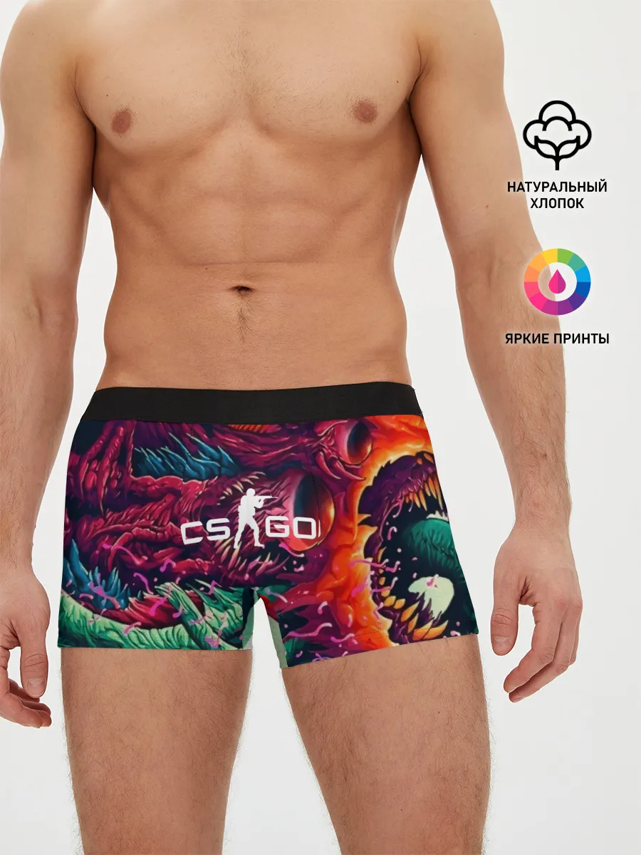 Мужские трусы боксеры / CS GO hyper beast skin