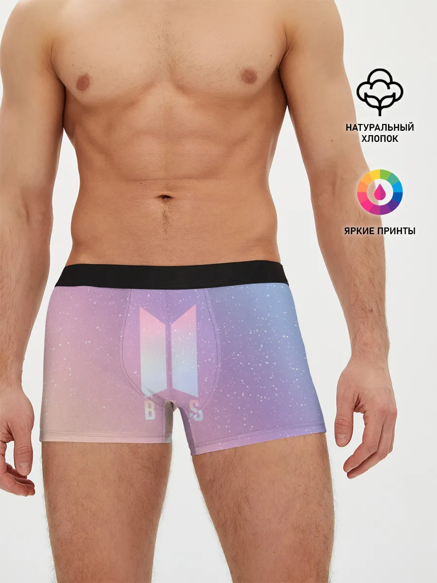 Мужские трусы боксеры / BTS LOVE YOURSELF / БТС СТАРС