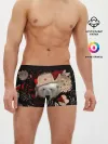 Мужские трусы боксеры / Медведь в ушанке