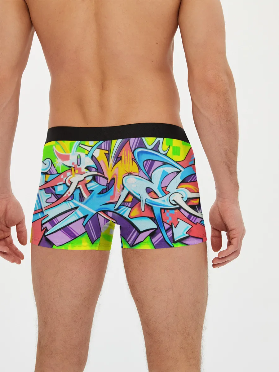 Мужские трусы боксеры / Неоновая кислота