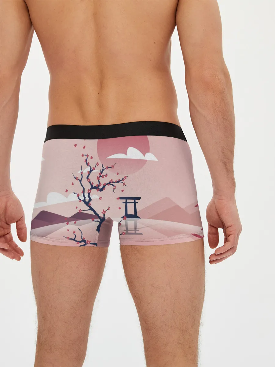 Мужские трусы боксеры / Японский мотив