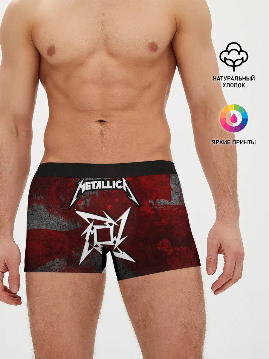 Мужские трусы боксеры / METALLICA