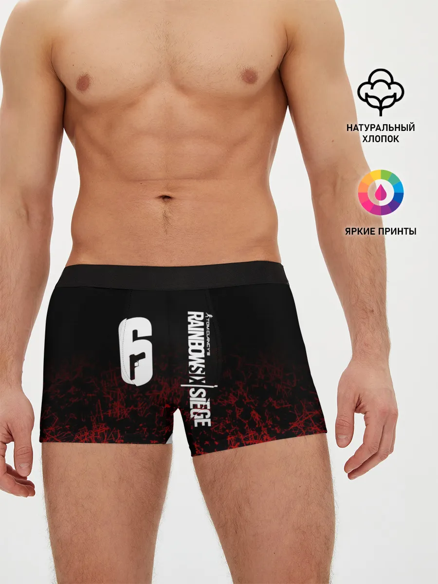 Мужские трусы боксеры / RAINBOW SIX SIEGE