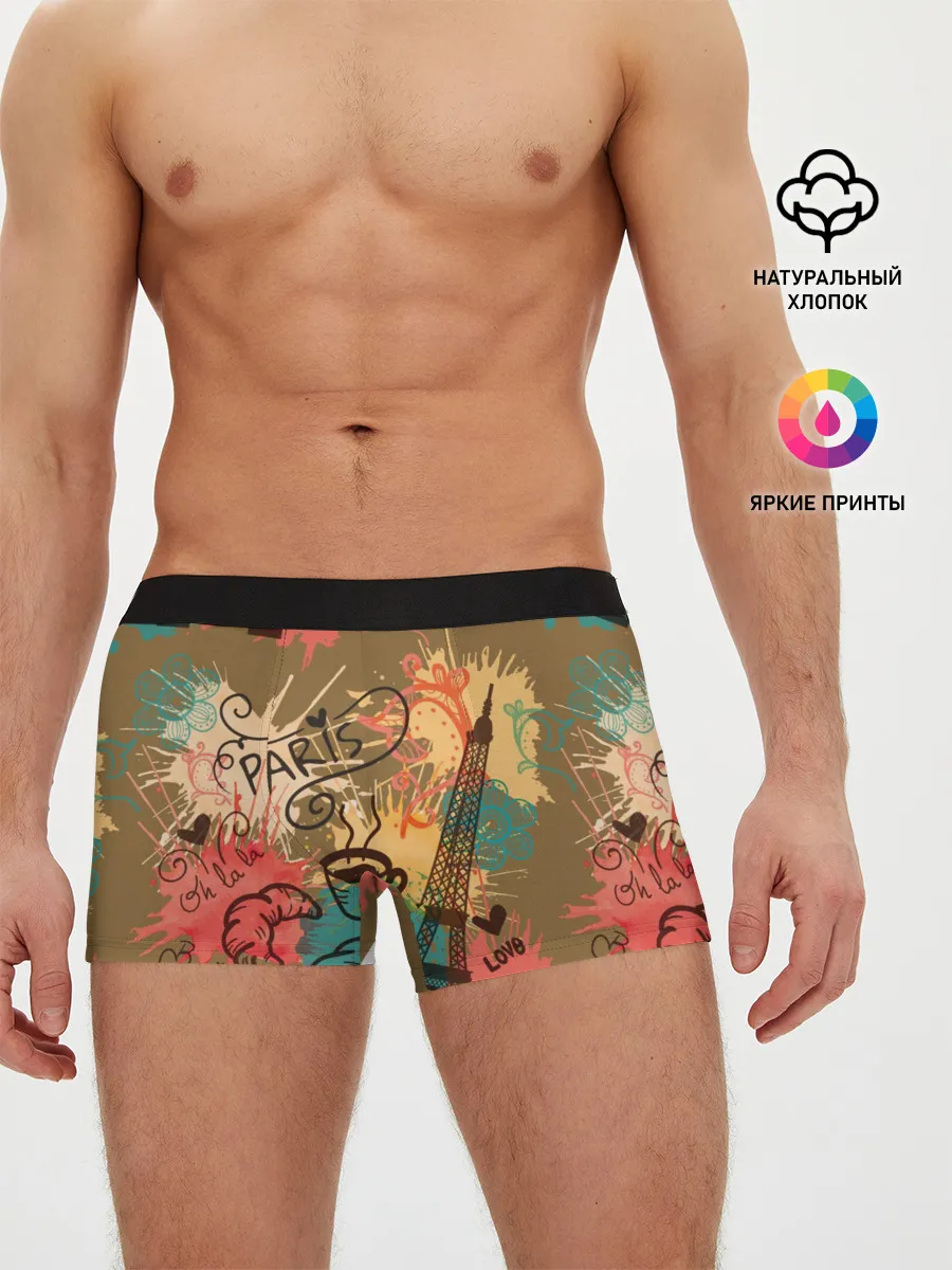 Мужские трусы боксеры / Париж