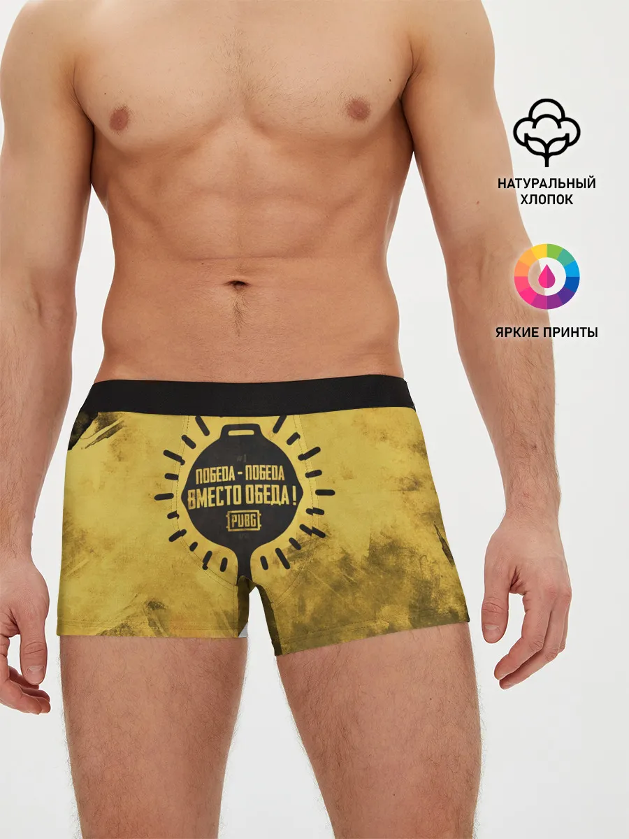 Мужские трусы боксеры / PUBG: Победа вместо обеда