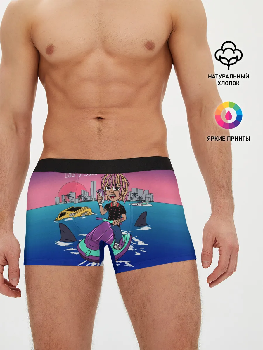 Мужские трусы боксеры / Lil Pump