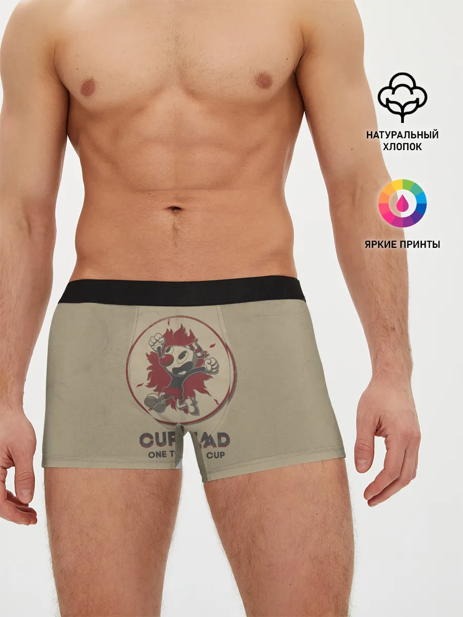 Мужские трусы боксеры / Cuphead